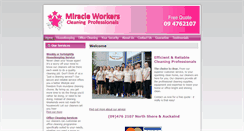 Desktop Screenshot of miracleworkers.co.nz